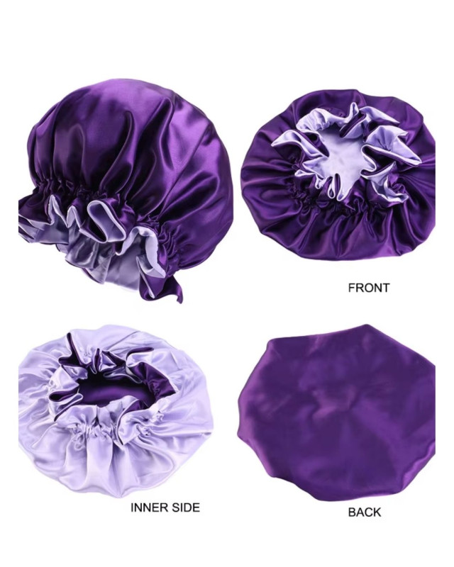 Reversible Purple Bonnet.